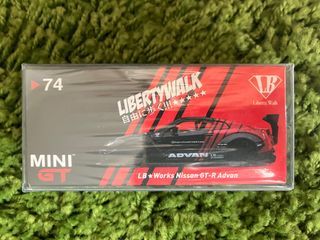 MINI GT # 74 LB Works Nissan GT-R R35 ADVAN 日本特別版