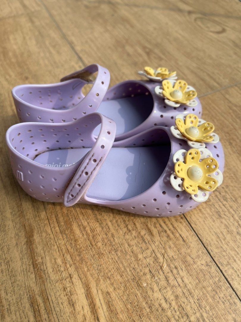 Mini melissa sales flower shoes