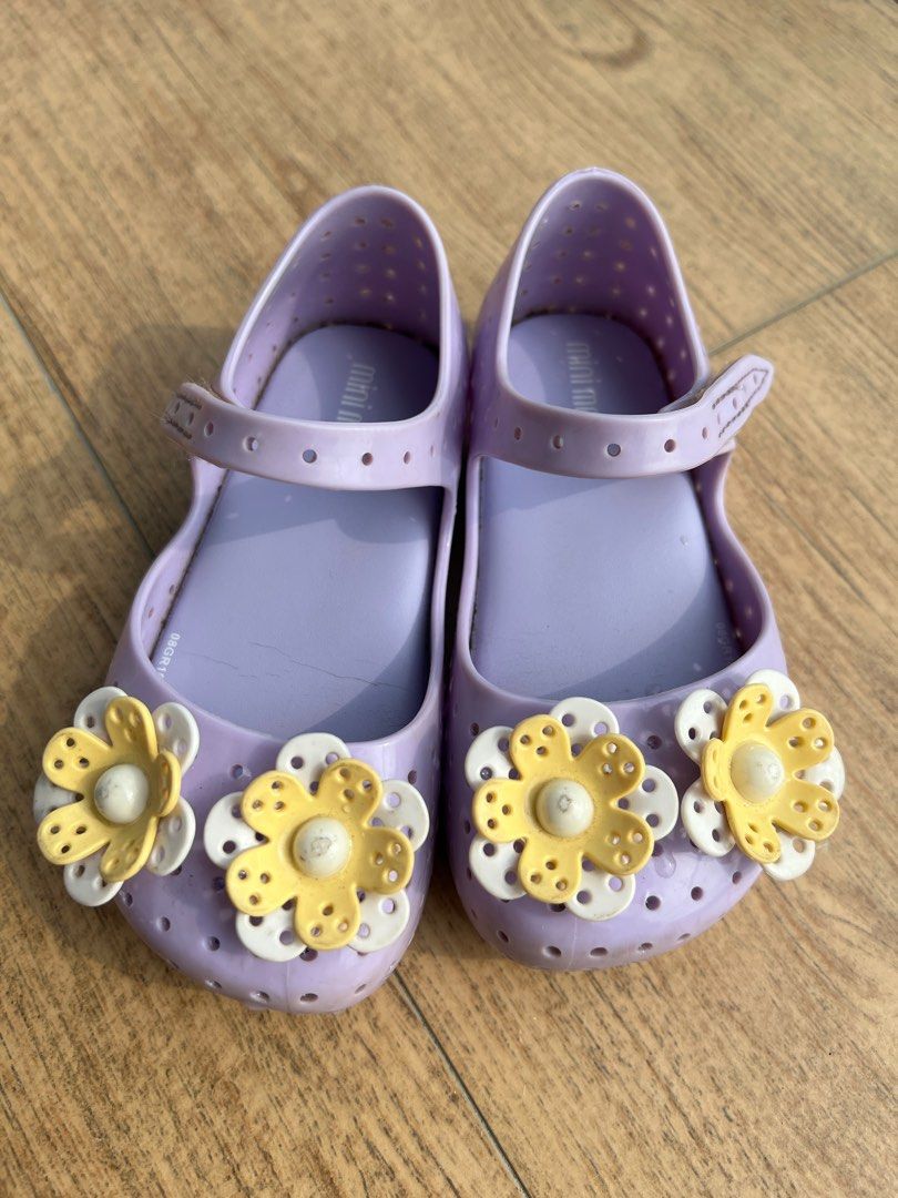 Mini Melissa Flower Shoes US 8 Babies Kids Babies Kids