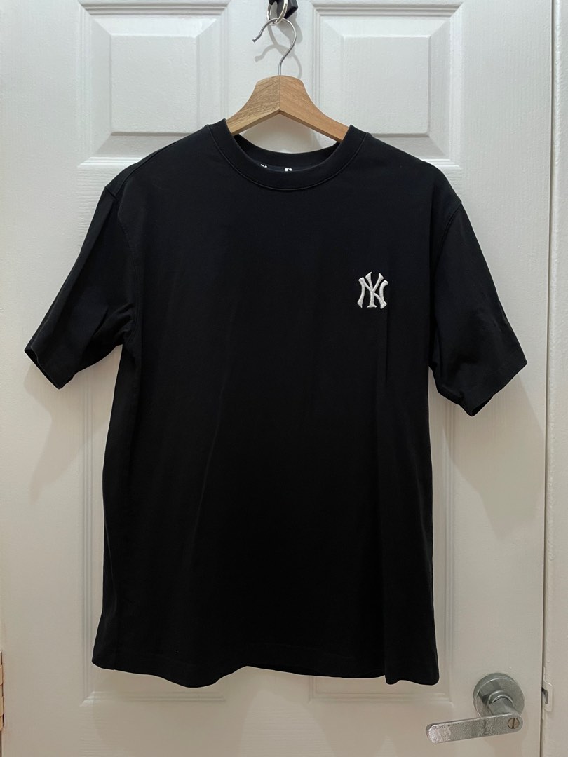 New York Yankees MLB Big Logo Oversized Black T-Shirt