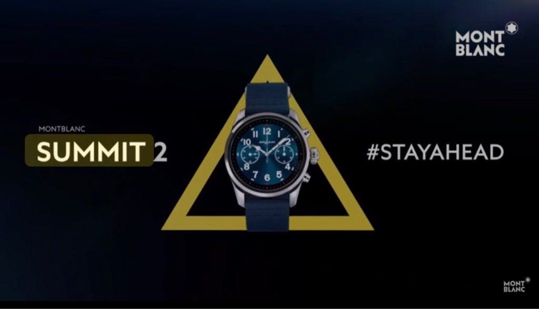 Montblanc Summit 2 Smart Watch Mobile Phones Gadgets Wearables