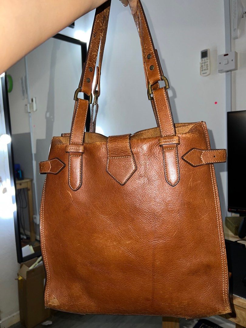 Mulberry, Bags, Mulberry Elgin England Lg Leather Tote Bag