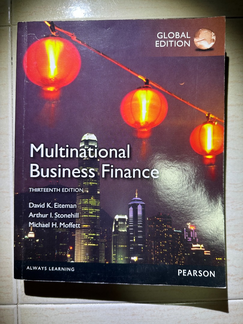 MULTINATIONAL BUSINESS FINANCE 15TH EDITION visual data 8