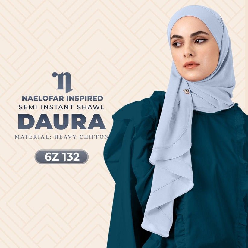 naelofar semi instant shawl