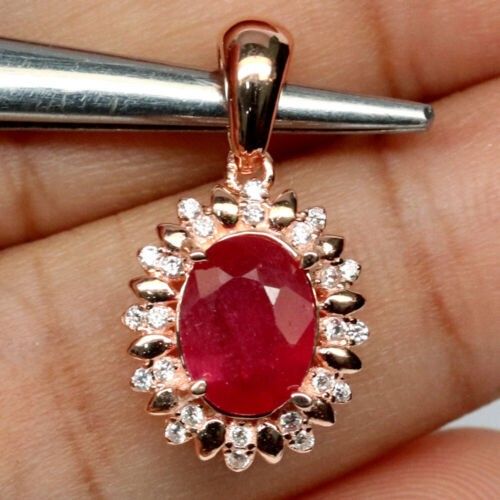 Red ruby new arrivals pendant