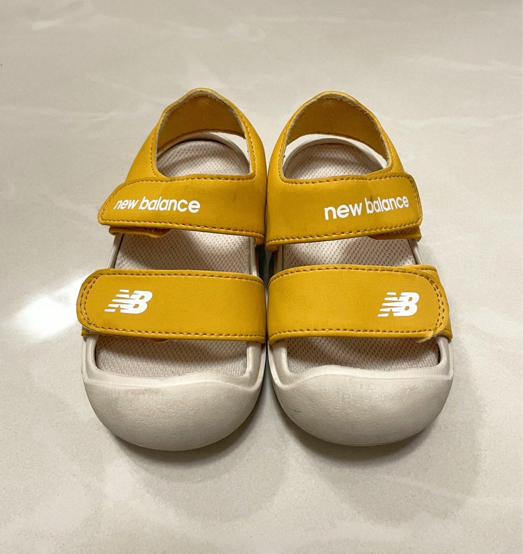 NEW BALANCE韓國魔鬼氈包腳趾兒童涼鞋K8809, 嬰兒及兒童, 嬰兒及兒童
