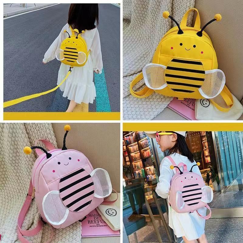 New Korean Cute Little Bee Anti Lost Children s Backpack Cartoon Mini Backpack Girl s Baby Schoolbag Babies Kids Babies Kids Fashion on Carousell