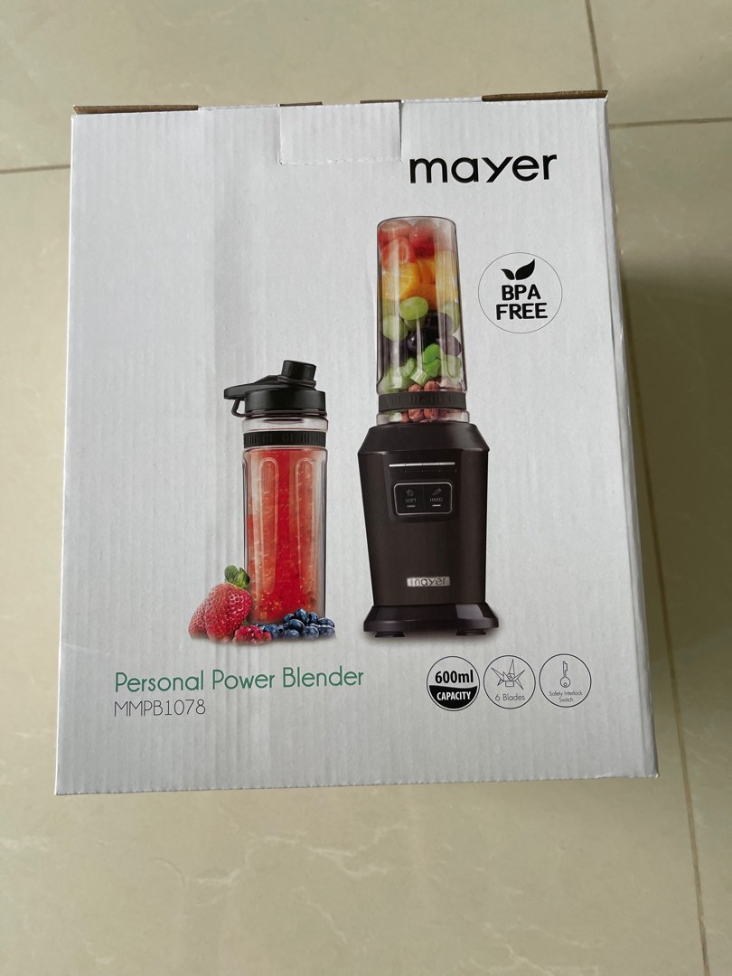 New Mayer personal power blender MMPB1078 brand new with box fruit