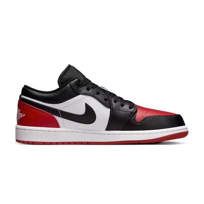 Nike Air Jordan 1 Low 黑紅喬丹 AJ1運動休閒鞋 553558-161