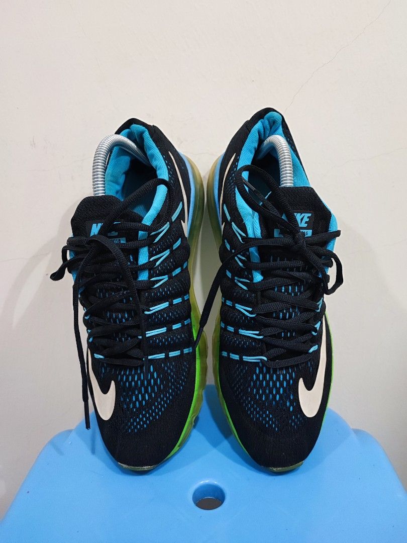 nike air max 2016 black and blue