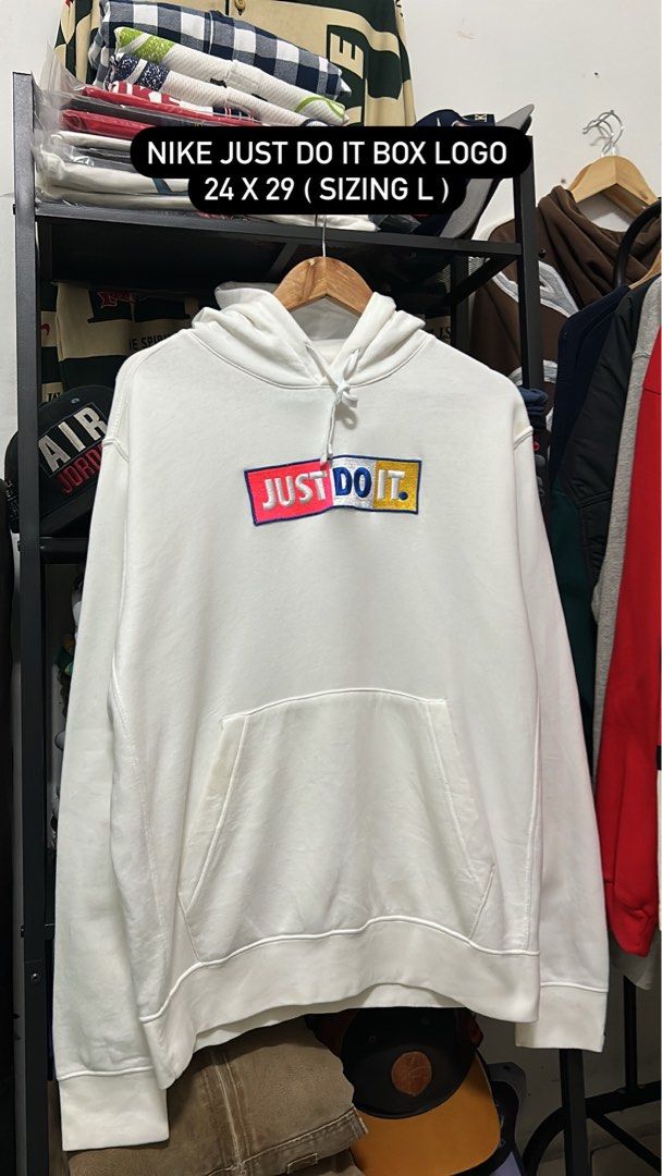 Nike just do it box top logo sweatshirt