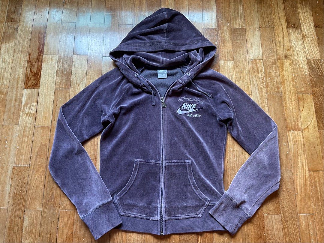 blue nike zip up hoodie womens