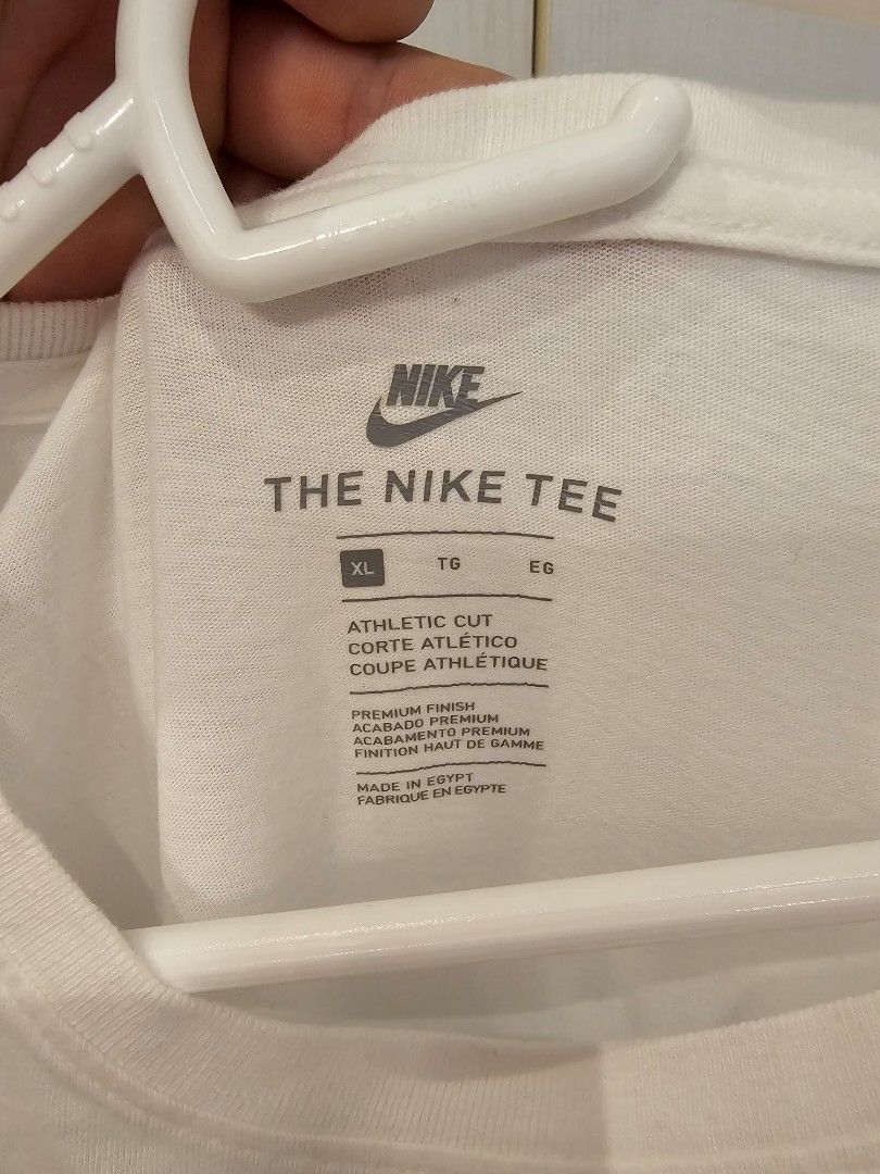 mens nike white shirt