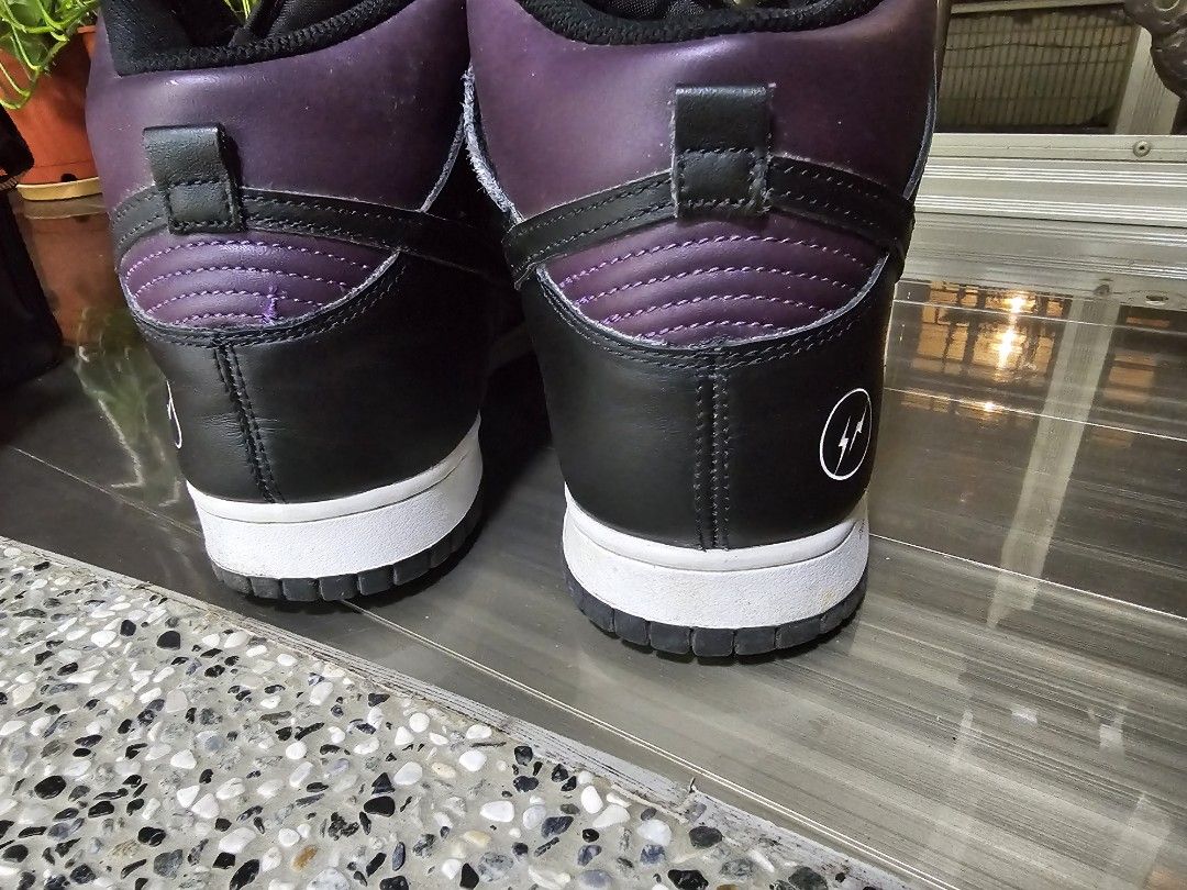 Nike x fragment design Dunk High “Beijing” 閃電北京黑紫us10.5, 他