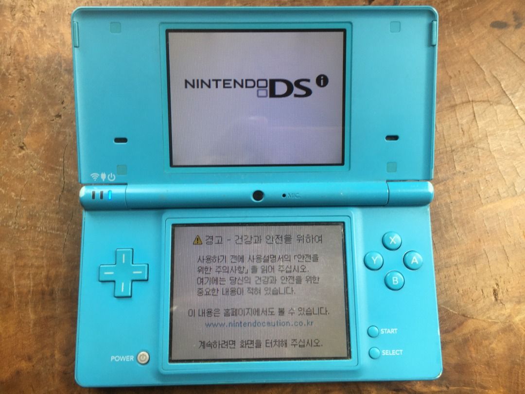 Nintendo DSi Blue Korean Edition DS with camera, Video Gaming, Video ...