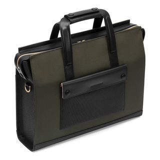 North & Sparrow Laptop Brief Sling Bag - Olive