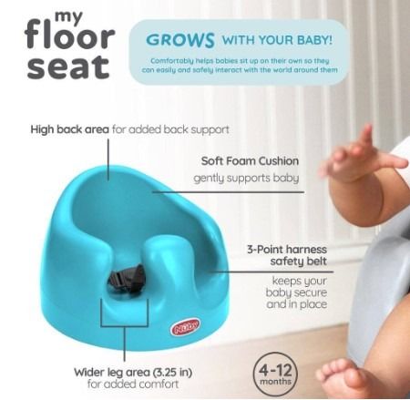 NUBY Baby My Floor Seat FOAM BOOSTER SEAT Babies Kids Baby
