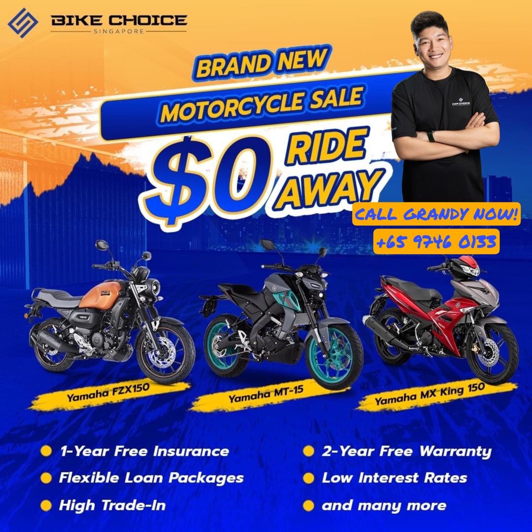 BRAND NEW BIKES 3.58 interest rate Motorcycles