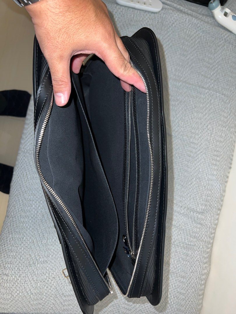 Louis Vuitton Bassano MM Epi Leather Briefcase on SALE