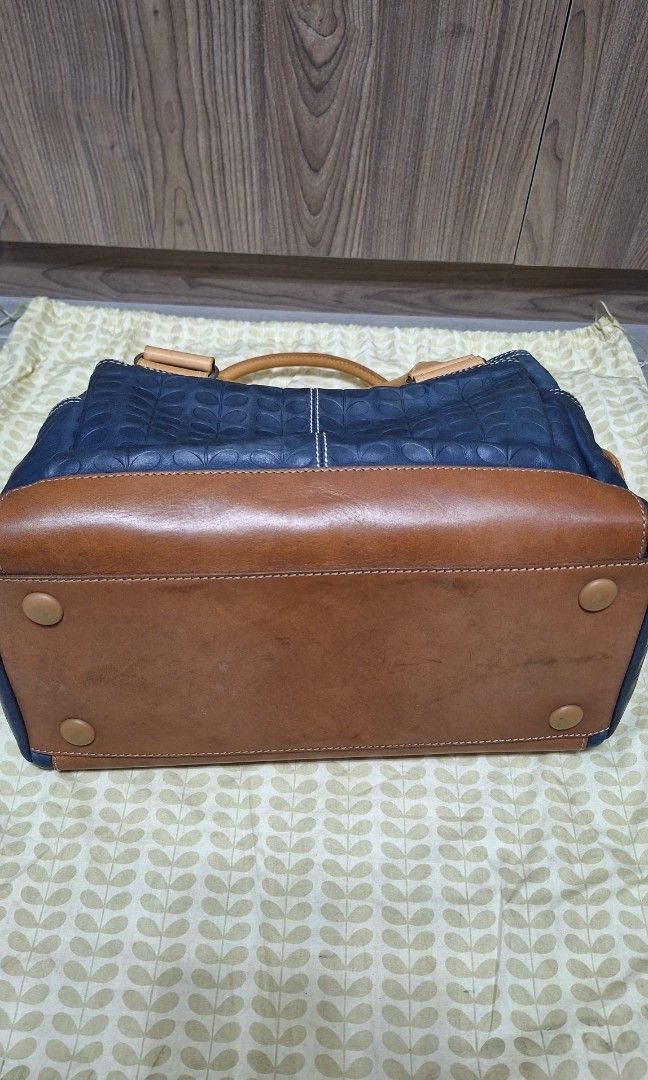 Orla Kiely Leather Bag Carousell