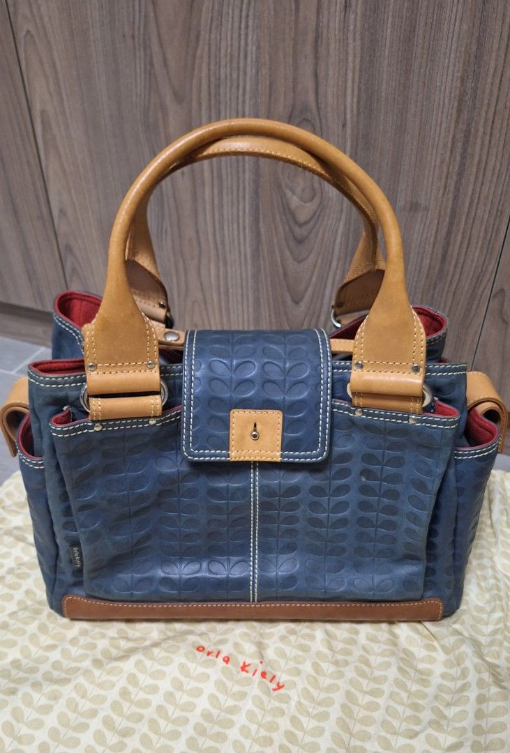 Orla Kiely Leather Bag
