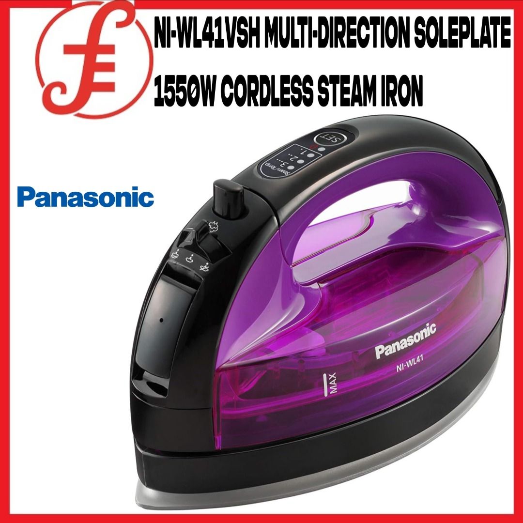 PANASONIC NI-WL41VSH with Multi-Direction Soleplate 1550W CORDLESS ...