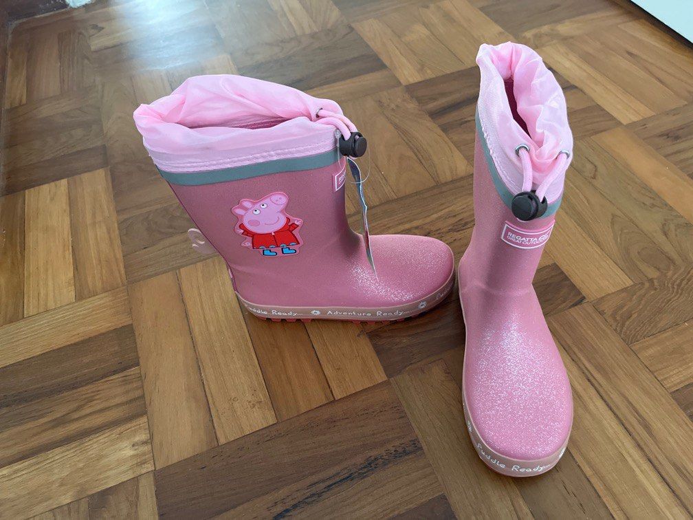 Peppa pig rain online boots size 8