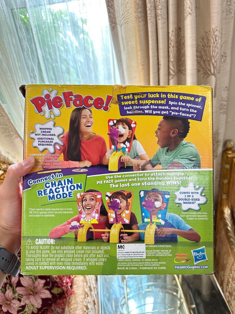 Pie in the best sale face board game