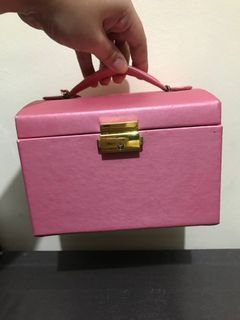 Pink Jewelry Box with mirror