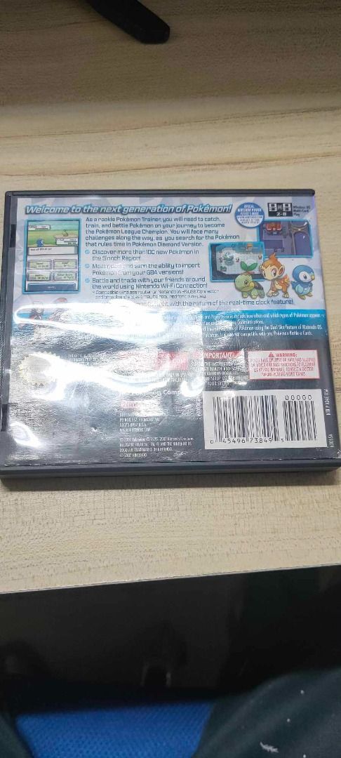 Pokemon Diamond (Category: Nintendo) located in Mandaluyong City. Submitted by haldevar (Listing ID 1258524342, Image 3). Description: Hello, welcome to my shop! Feel free to look around if anything interests you; if you have any questions, feel free to ask. :) (Note: I may message a bit late since I am still a student. Hopefully, you’ll understand.) Nonetheless, I will try to provide you with the best offers and good customer service. :> Open fo