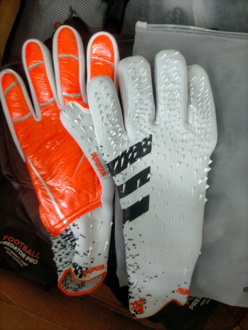 Adidas Predator Edge Pro Gloves White 11 - Soccer Gloves