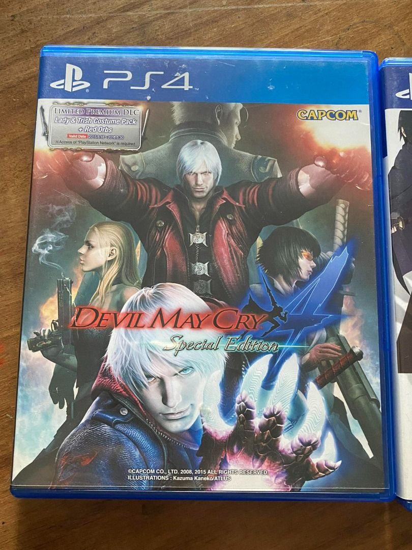 PS4 Game Devil May Cry 4 Special Edition Video Gaming Video