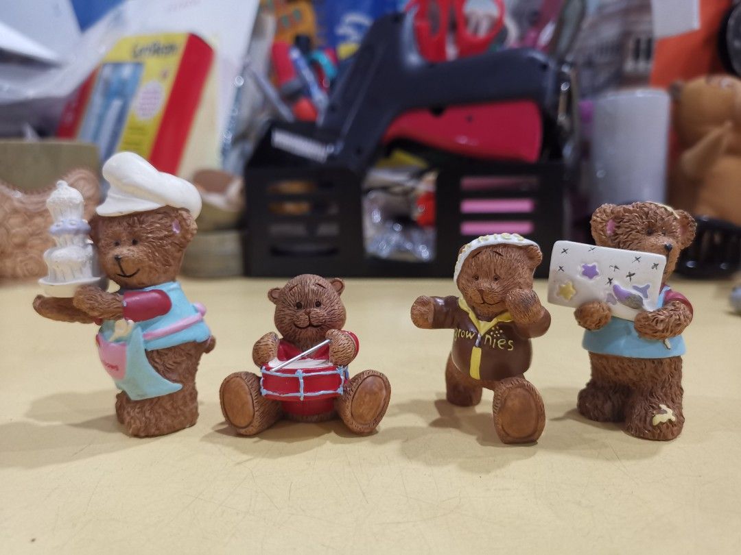 Rainbows Teddy Bear Figurine Table Decor Hobbies Toys Toys