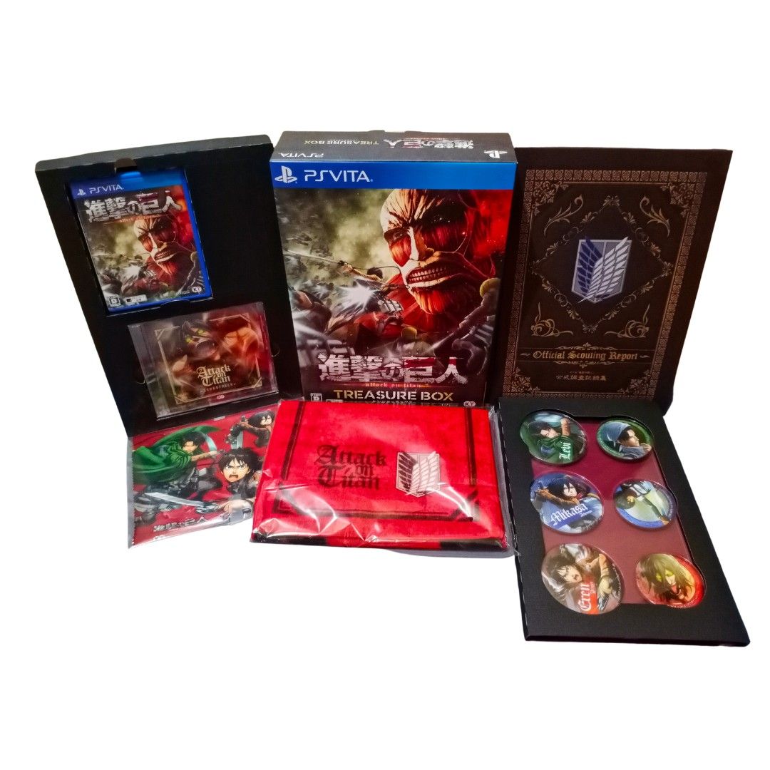 PS4 Attack on Titan TREASURE BOX Shingeki no Kyojin Game Japan