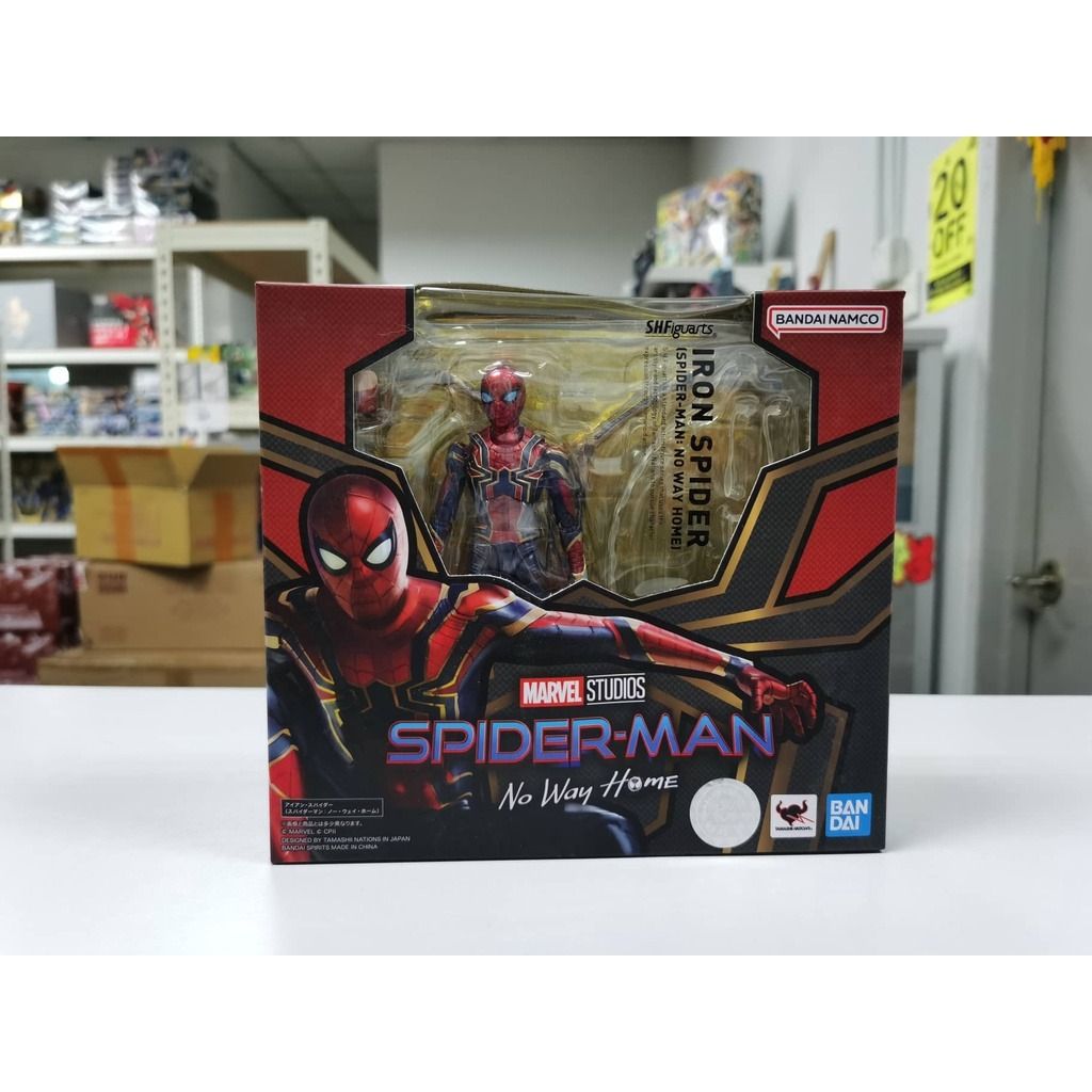 Ready Stock Spider Man No Way Home S.H.Figuarts Iron Spider