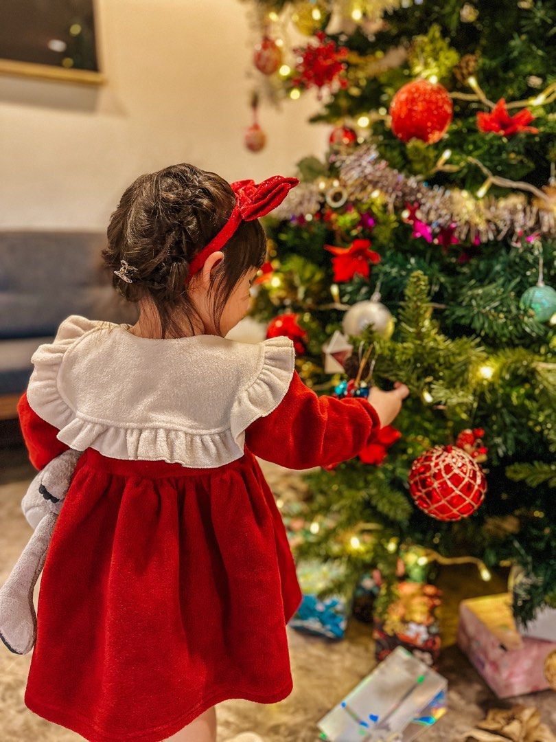 RED DRESS CHRISTMAS 2023 NEW YEAR Babies Kids Babies Kids