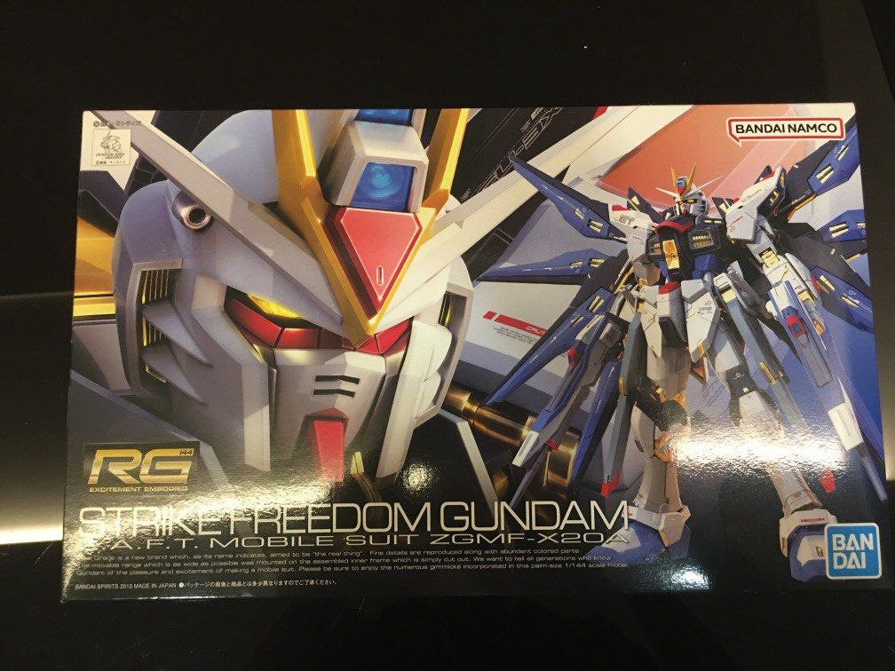 Rg Strike Box RG Strike Freedom Gundam, Hobbies & Toys, Toys & Games on Carousell