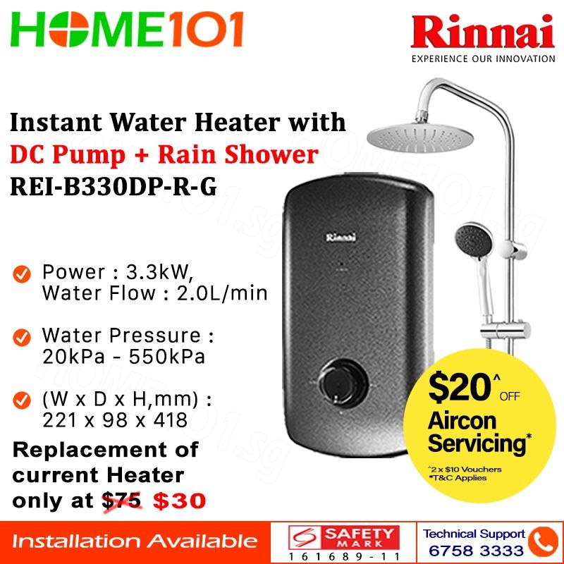 Rinnai Instant Water Heater Prices