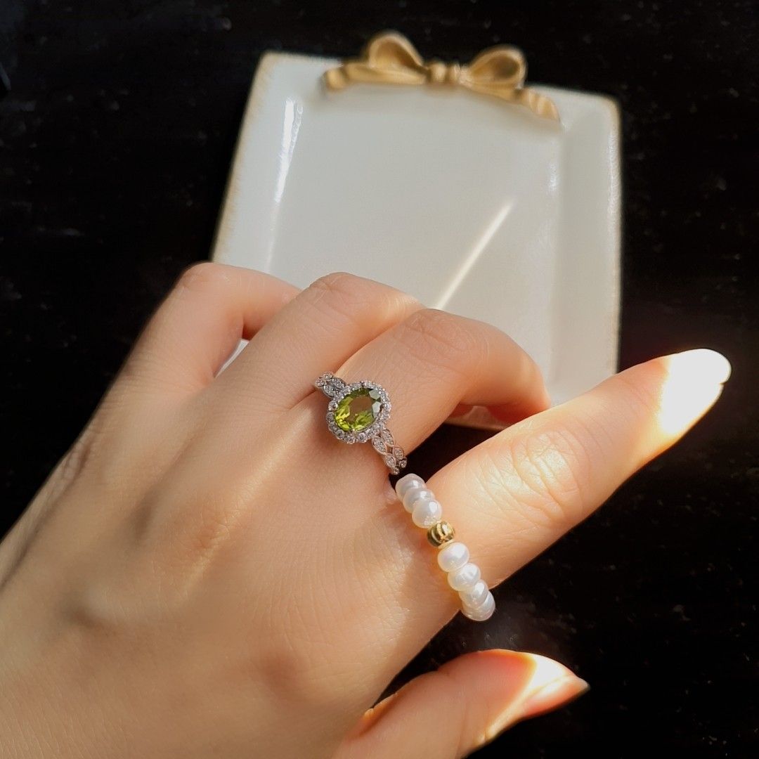 Buy peridot clearance ring