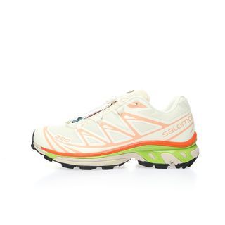 Salomon XT-6"Vanilla Ice/Rose" Skyrim Series Low-top Urban Off-road functional Breathable casual Sneakers "Vanilla Rice White Orange Green"