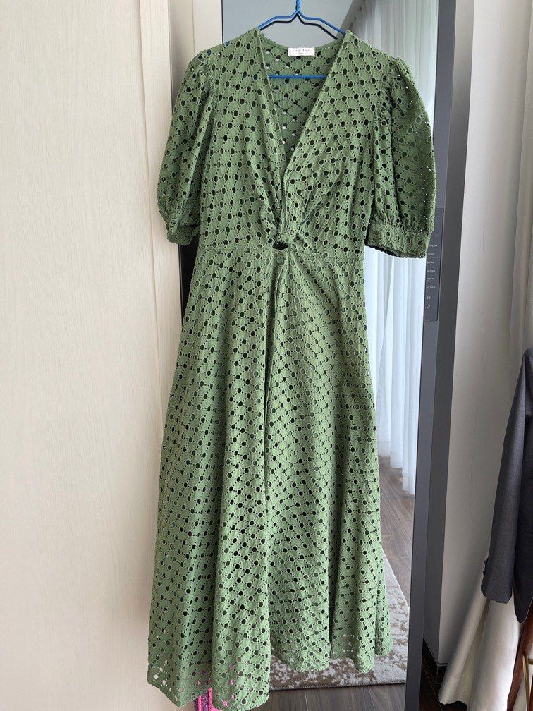 Green sandro dress sales