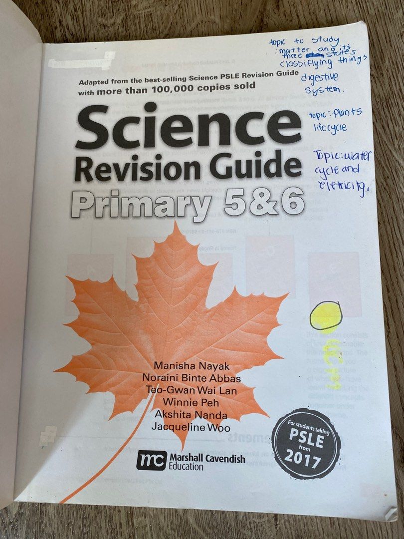 Science Revision Guide P5 & 6, Hobbies & Toys, Books & Magazines ...