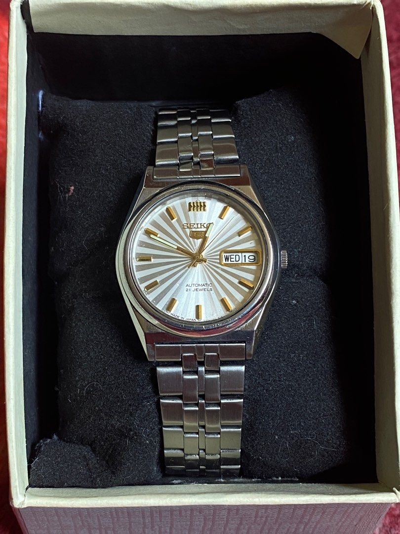 Harga jam seiko 5 automatic 21 jewels 7s26 sales