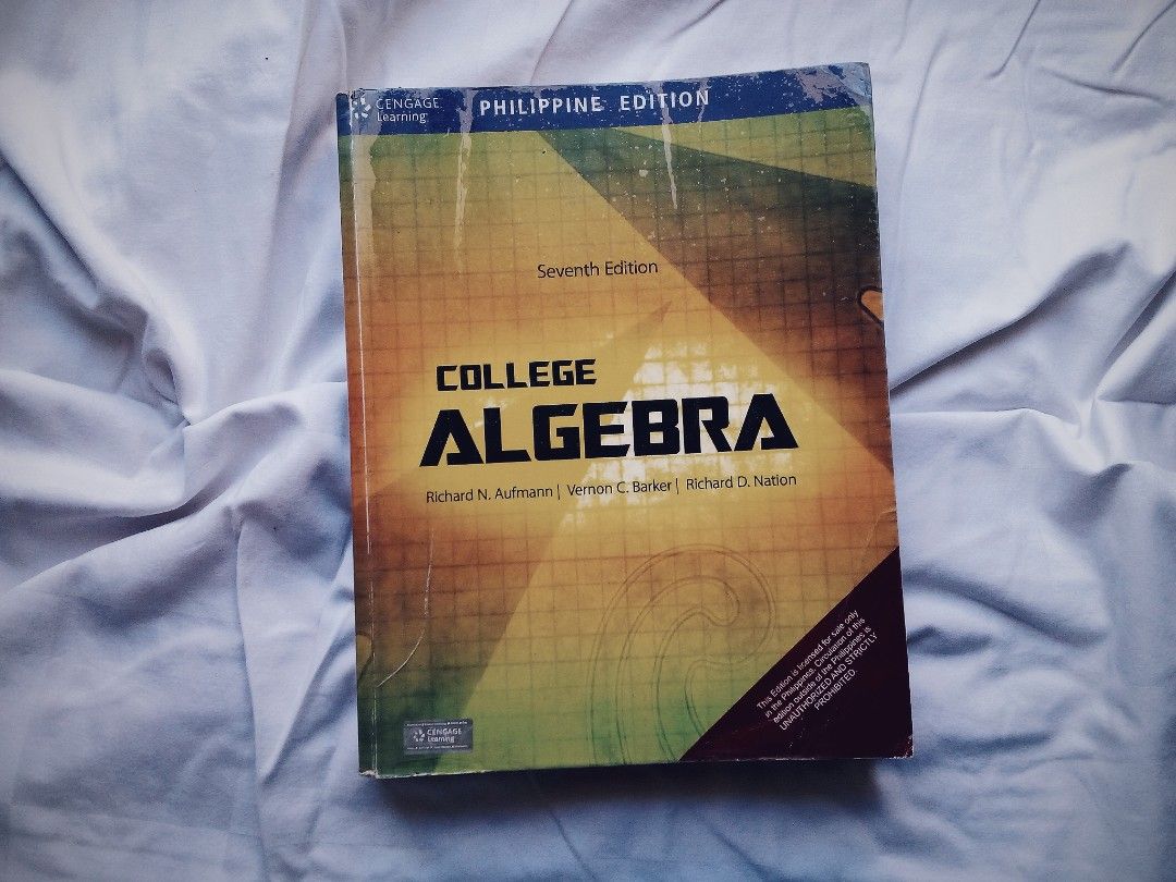 College Math Title Set of Senior High School and College Math Textbooks - 4 Titles (w ...