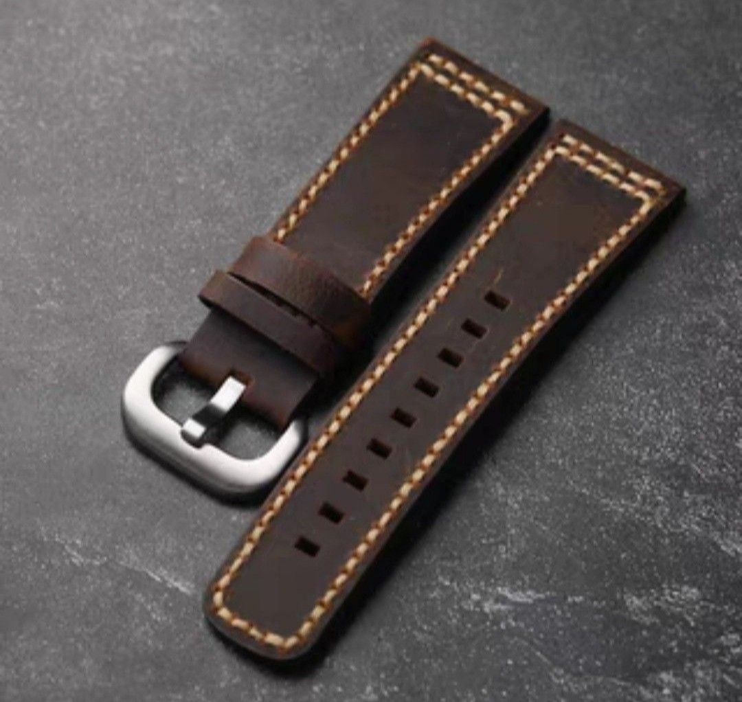 Replacement leather watch strap best sale