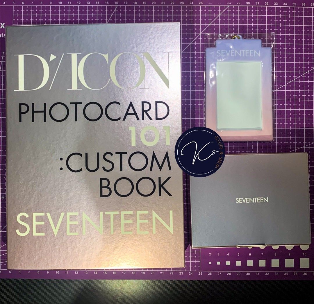 Seventeen Dicon 101 Binder, PC Holder, Postcard (Category: Stationery & School Supplies) located in Muntinlupa City. Submitted by kstuffnshop (Listing ID 1258542308, Image 1). Description: SVT Dicon 101 Binder PC/ID holder, Postcard The Dicon Outbox will be included if you buy the binder. •ALL ITEMS ARE 100% OFFICIAL •Own pull, onhand, and ready to ship •NOT FOR SENSITIVE BUYERS. Some have minimal scratches/dents due to the manufacturing process.