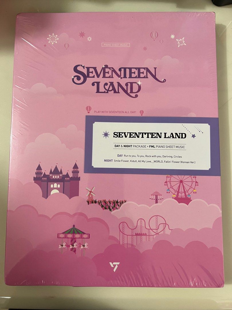 Seventeen Land Piano Sheet 鋼琴譜(Day & Night Package), 興趣及遊戲