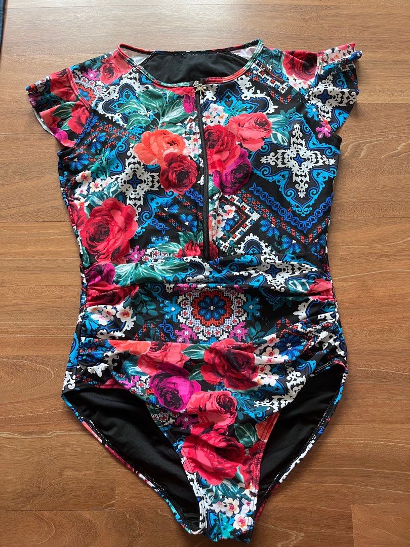 One piece swimsuit top size 14