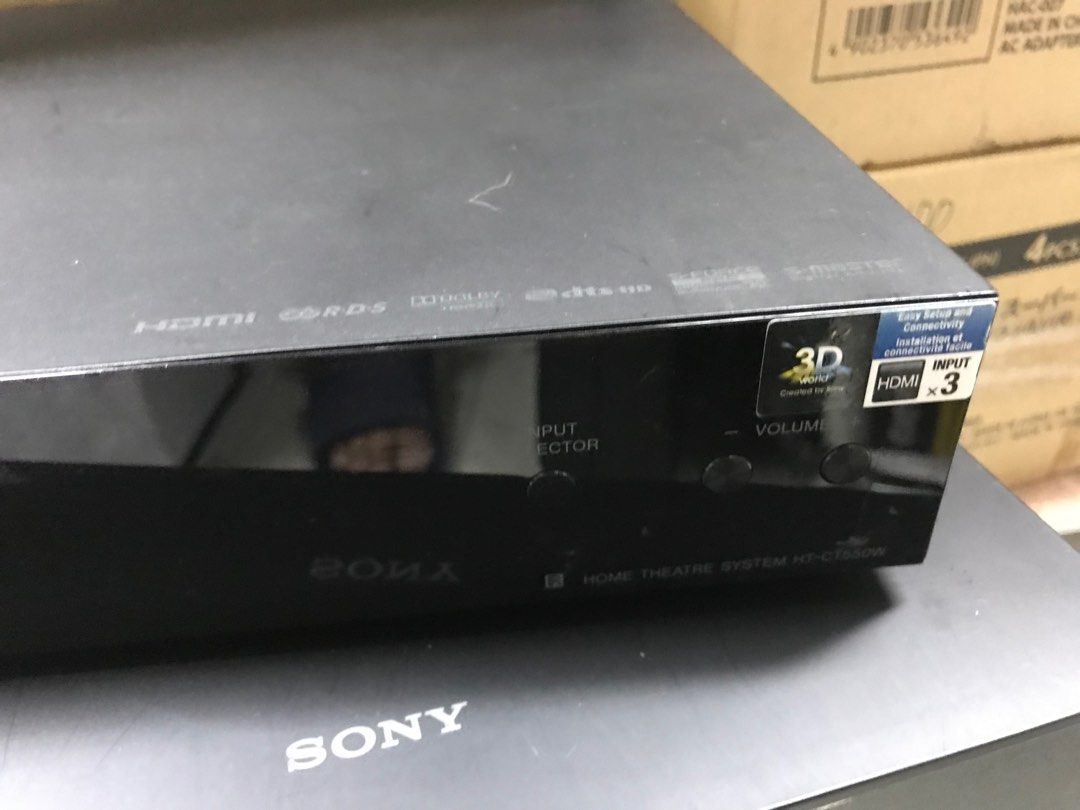 SONY HTCT550W, 音響器材, Soundbar、揚聲器、藍牙喇叭、耳擴 Carousell