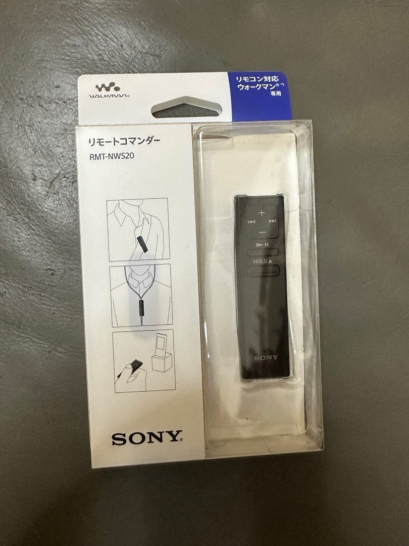 Sony 新金新黑原廠專用遙控器：Sony RMT-NWS20, 音響器材, 音樂播放